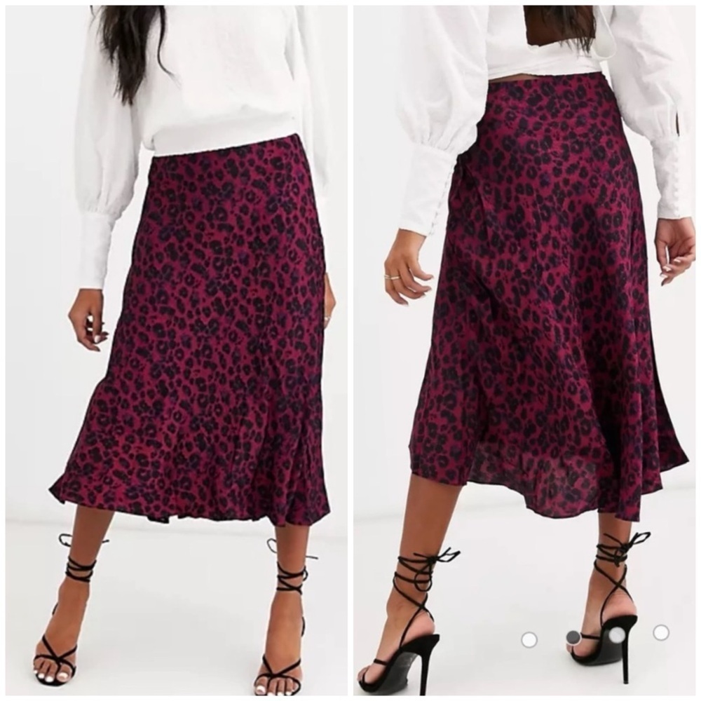 Ba&sh teddy bias cut skirt S